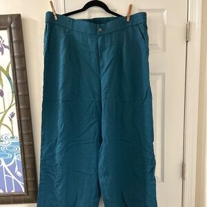 Dark Teal Torrid Wide Leg Pant size 20
